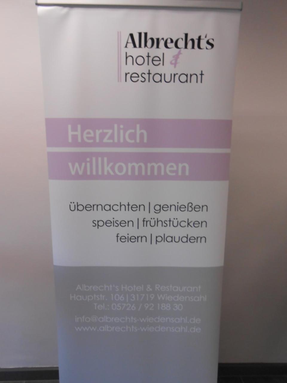 Albrecht'S Hotel & Restaurant Gmbh Wiedensahl Eksteriør billede